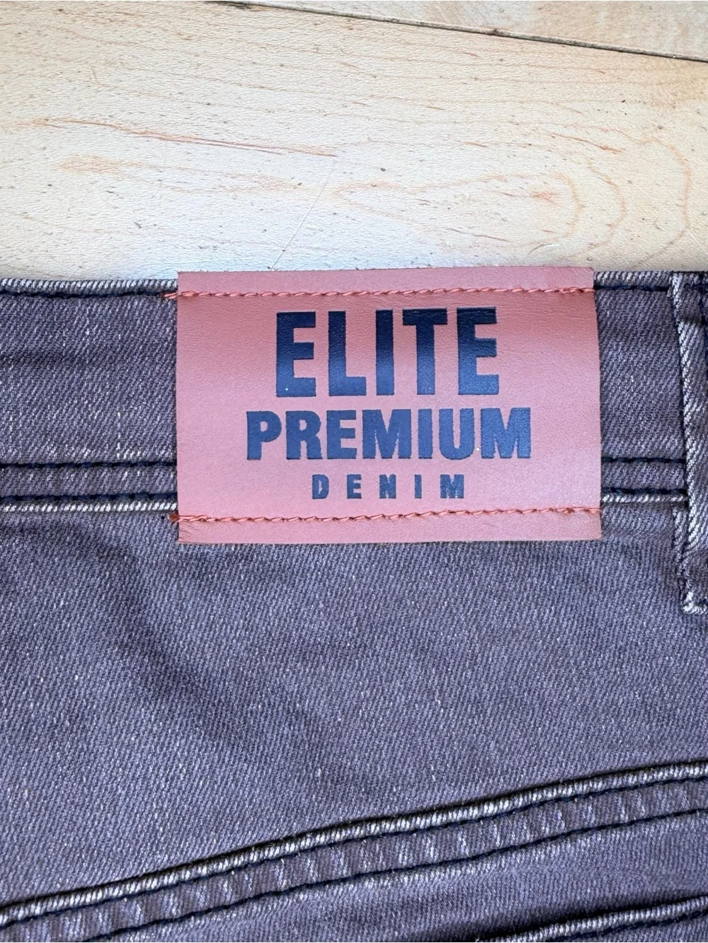 Elite Mens Jorts Mocha Brown Two Tone Premium Embellished Chain Men’s 34